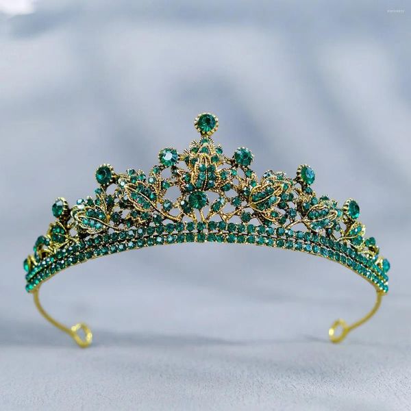 Saç klipsleri Kmvexo Rhinestone Kristal Kraliyet Gelin Tiaras ve Taç Kraliçe Diadem Pageant Gelin Mücevher Düğün Aksesuarları