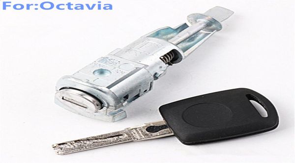 OEM Cilindro della serratura della porta sinistra Cilindro della serratura della porta automatica per Skoda Octavia con 1 chiave D12226501