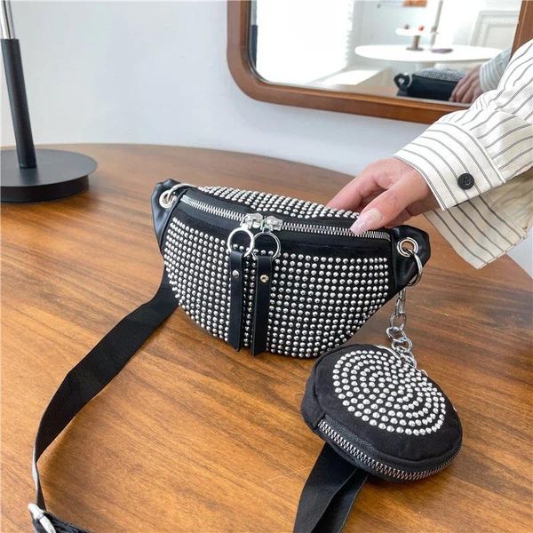 Marsupi Borsa Marsupio da donna Cintura Trend Pratici pacchetti Banana Petto Borsa per fianchi femminile Borsa a tracolla Custodia in pelle PU