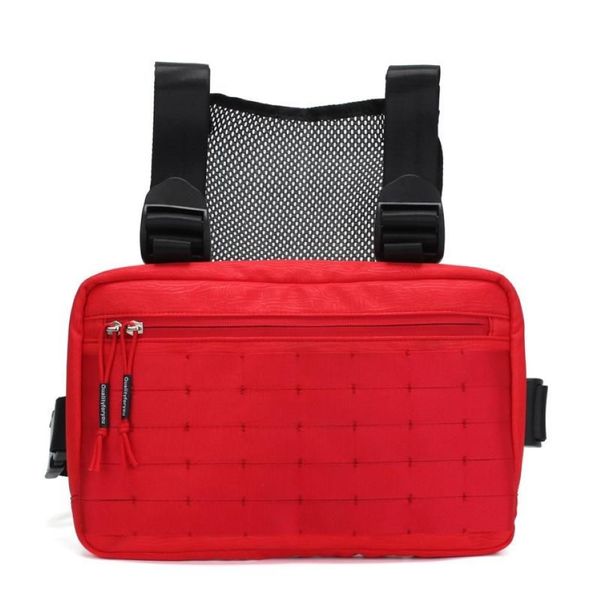 Designer-2019 Alyx Chest Rig Bag Marca Nylon di lusso Impermeabile Fanny Pack Hip Hop Chest Rig Streetwear Unisex Kanye West Marsupio1854