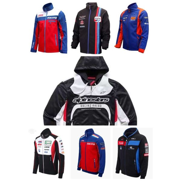 F1-Formel-1-Rennjacke, Sweatshirt, gleiche Stilanpassung, Auto-Logo, vollgestickte Jacken, Retro-Motorradjacken im College-Stil, BN