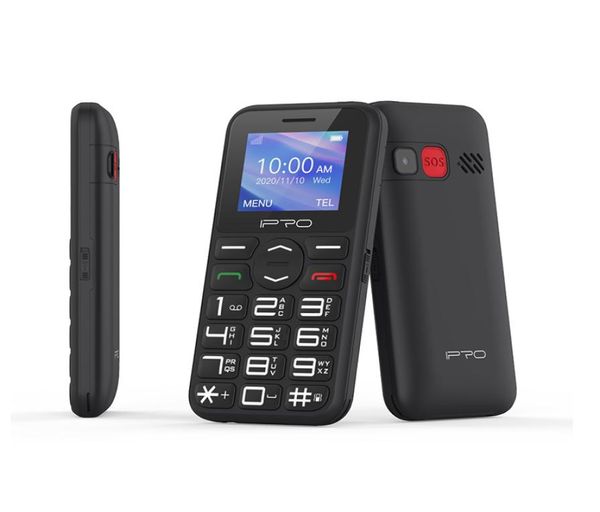 IPRO F183S 3G Celular 177 polegadas SOS Botão Grande Idoso Telefone Celular Feature Phones 800mAh Bateria Dual SIM4601648