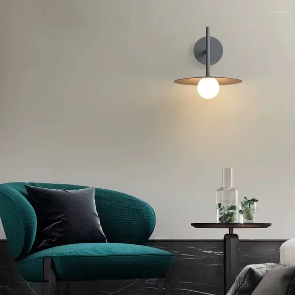 Wandleuchte Einfache postmoderne Ins Wind Cafe El Bed And Breakfast Lampen Nordic kreative Schlafzimmer Nachttischlampe LED