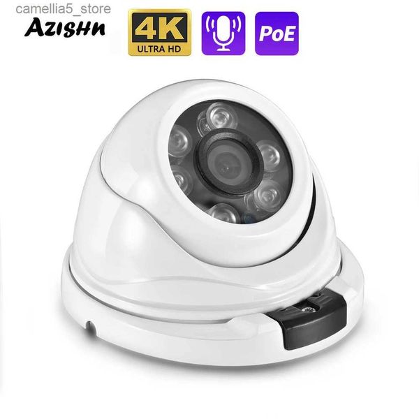 Câmera para monitor de bebê 2,8 mm grande angular 8MP 4K IP câmera externa AI detecção humana H.265 Onvf CCTV cúpula de metal infravermelho 5MP 4MP POE segurança de vídeo Q240308