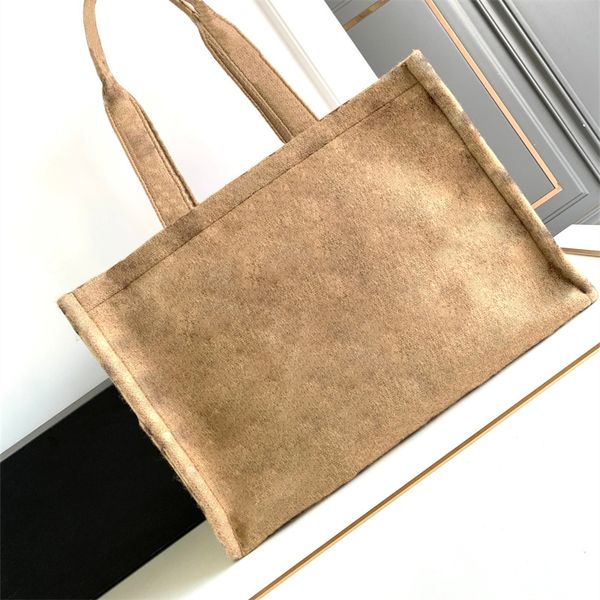 Top qualidade Designer saco presbiopia tecido impresso Jacquard com couro de vaca Tote bags bolsa de um ombro grande feminino marrom feitiço branco.