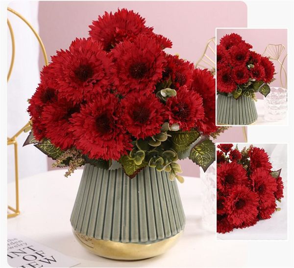 30 cm gefälschte Sonnenblumen-Gerbera, künstliche Gerbera, Hochzeitsdekoration, künstliche Blume, Simulationspflanze, Heimdekoration