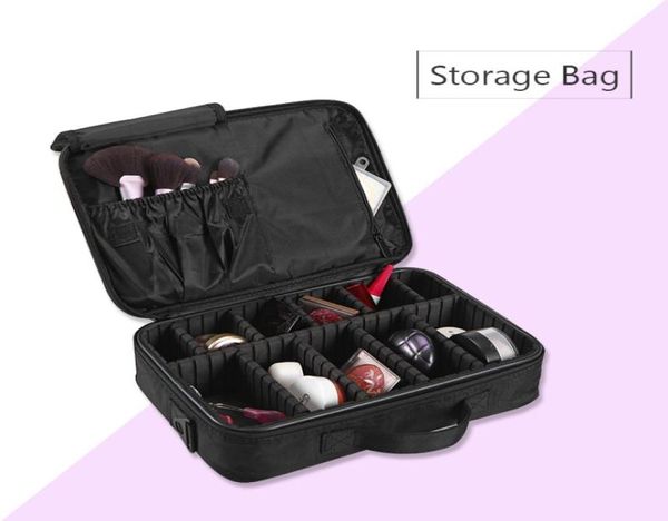 Am beliebtesten Make-up Pinsel Tasche Fall Make-Up Organizer Kulturbeutel Lagerung Kosmetische Große Nail art Werkzeug Boxen Mit Portable1515378