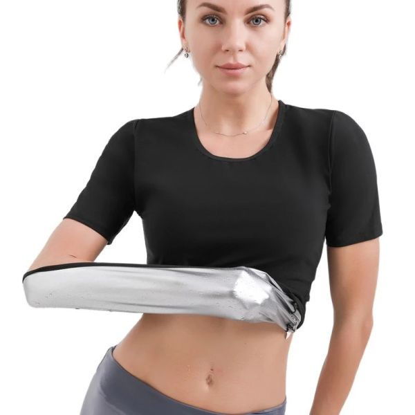 Футболка для корпуса сауна костюмы для похудения рубашка Wiast Trainer Control Женщины Женщины Тренировка