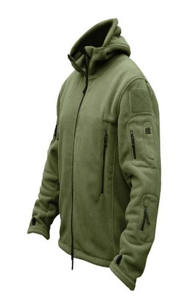 Inverno militar tático ao ar livre softshell jaqueta de lã dos homens do exército dos eua polartec roupas esportivas quente casual casaco com capuz jaqueta2676766