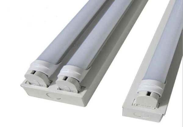 1200mm 4ft LED T8 Braket Çift T8 Tutucu Aluminun Lamba Soketi 03mm Kalınlık G13 Balastsız 12m T8 tüpü 7597646