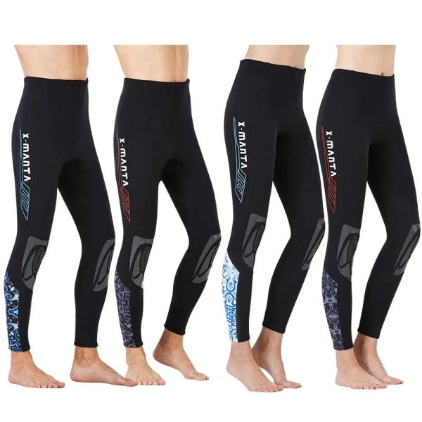 Capris 3 mm Neopren Männer Frauen Tauchen knöchellange Hosen Surf Warm Schwarz verdicken lange Schwimmhose für Paare Tauchen Schnorcheln