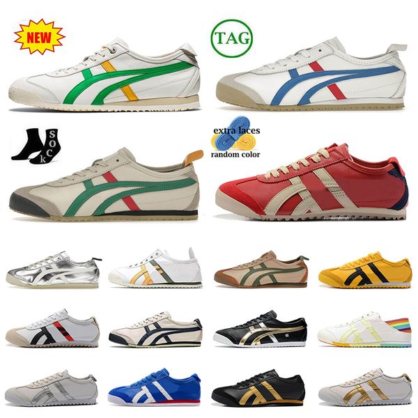 Designer baixo onits sukas tigre méxico correndo sapatos ao ar livre designer homens mulheres preto branco verde dourado prata fora da plataforma mocassins jogging tênis treinadores