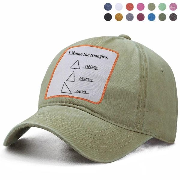 Бейсбольные кепки с названием «Треугольники», брендовая бейсболка Boinas Dad Trucker, однотонная шляпа Snapback, женские береты, шапки Casquette Gorras