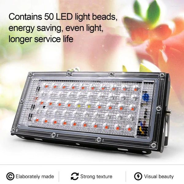 Grow Lights Luce per piante a spettro completo Bagliore a LED a risparmio energetico con staffa impermeabile Ip65 per forniture di serra efficienti