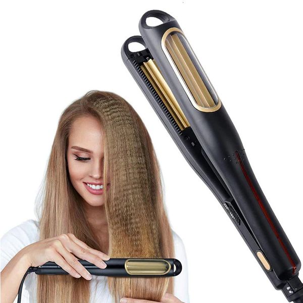 Macchina per arricciare i capelli con stecca per capelli in stile onda elettrica a rotazione automatica in termoceramica, rotolo di lana, piccolo volume 240226