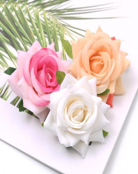 1pcs 6cm7cm ipek çiçek Dahlia gül yapay çiçek başı düğün dekorasyonu diy çelenk hediye kutusu scrapbooking zanaat jllkfu1058936