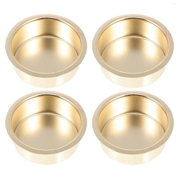 Mum Tutucular 4pcs Mini Metal Kupa Yaratıcı Süsleme Sahibi Partisi Dekorlar