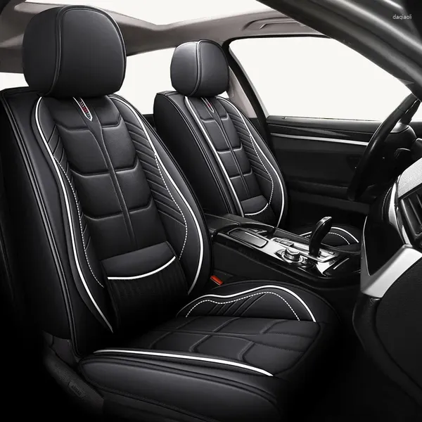 Araç koltuk kapakları Deri kapağı E36 E60 E46 E30 X5 E70 F10 X3 E83 E39 E91 TOURING E65 F25 E90 F11 F31 Aksesuarları için uygundur