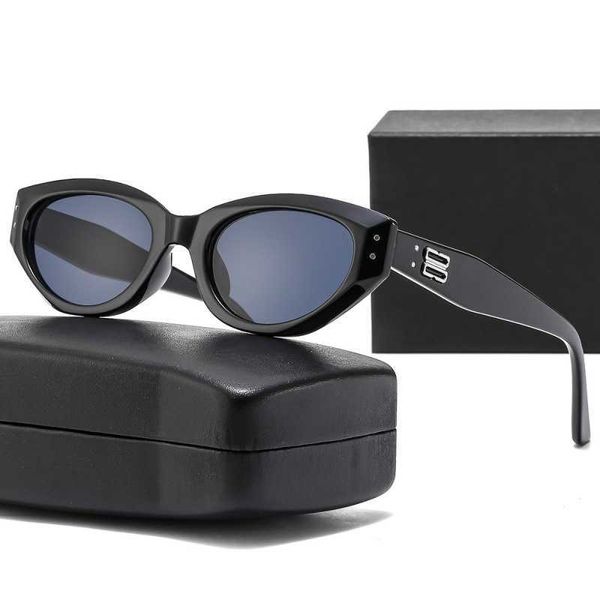 Gms stesso tipo di occhiali da sole Cat Eye per esterni con display UV e facciale, piccoli occhiali da sole per la guida