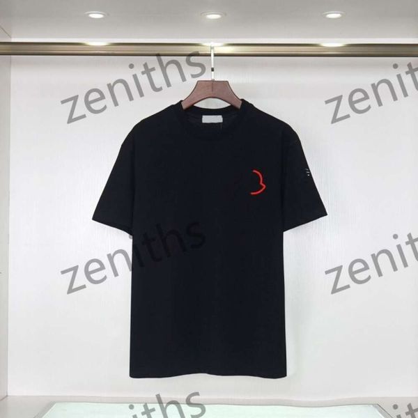 Tasarımcı Monclair T Shirt Moda Pamuk Tshirt Yaz Grafik Tee Tesli Marka Polo Gömlek Business Tee Kısa Kollu İngiltere Tarzı Gömlek Erkek Kadın Z15