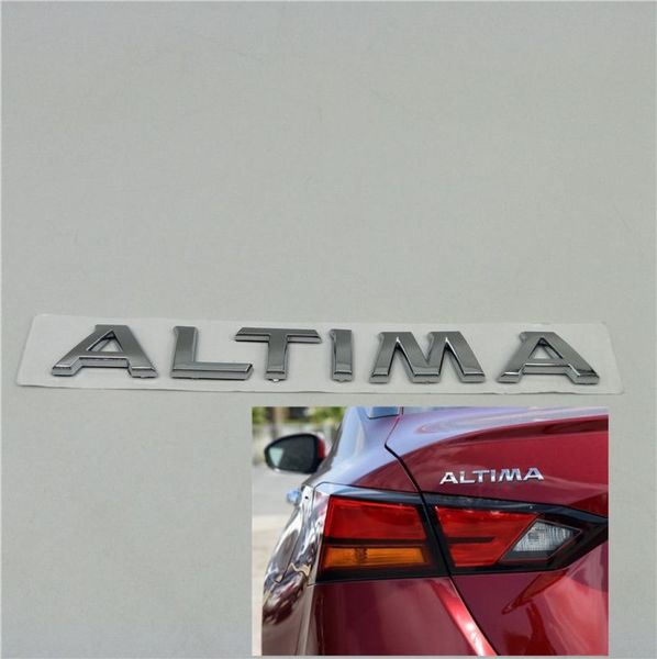 Emblema de platina para nissan altima, emblema de sinal do porta-malas traseiro, decalques automotivos 6935455