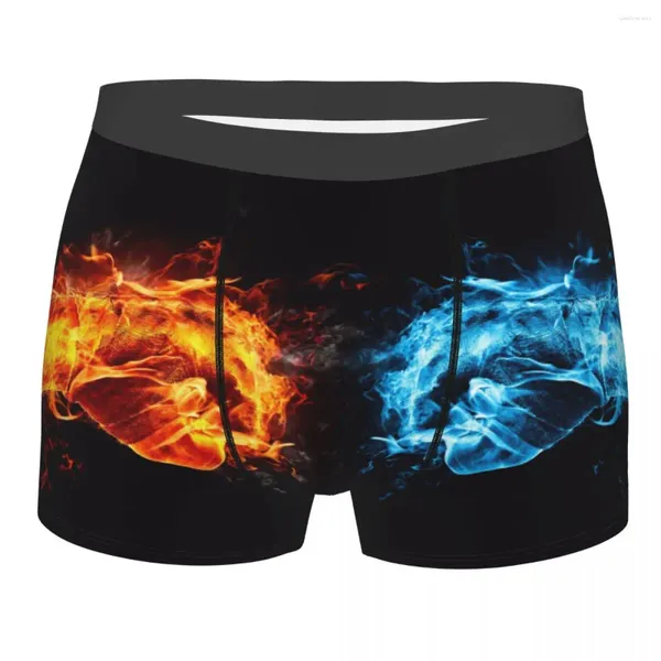 Cuecas masculinas abstratas coolful acessórios de computador boxer briefs shorts calcinha respirável roupa interior masculino plus size