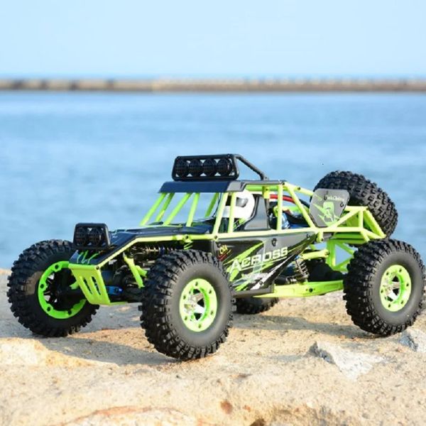 WLTOYS 12428 1/12 RC CAR 2.4G 4WD Elektrikli Fırçalı Yarış Paletli RTR 50km/s Yüksek Hızlı RC Off-Road Araç Uzaktan Kontrol Araba Oyuncakları 240304