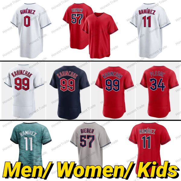 Personalizado Homens Mulheres Juventude Minnesota''Twins''Baseball Jersey 99 James Karinchak Jersey Beisebol 55 Josh Bell Cal Quantrill Zach Plesac Mike Zunino Myles Straw Amed Rosario