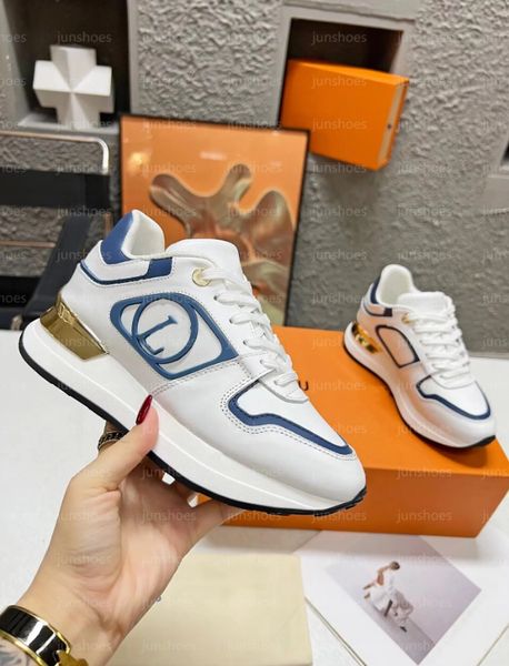 Neo run away sneaker designer feminino sapatos casuais de luxo moda couro treinador tênis impressão sapatos tamanho 35-41