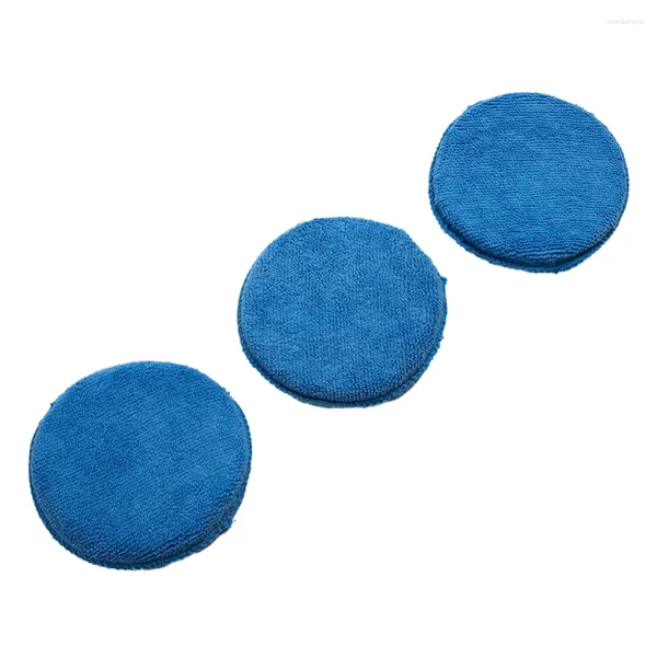 Car Wash Solutions 10 Stück 5 Zoll 125 mm Polierpads Wachsschaumschwamm Mikrofaser Maschinenwachs Polierer Reinigungspuffer für saubere Autos