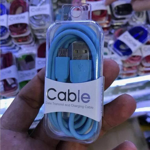 Cabo micro usb tipo c de 1m, 3 pés, android, tablet, usbc, carregamento rápido, fio de dados para celular, para samsung s8 s9 note s20 s21 zz