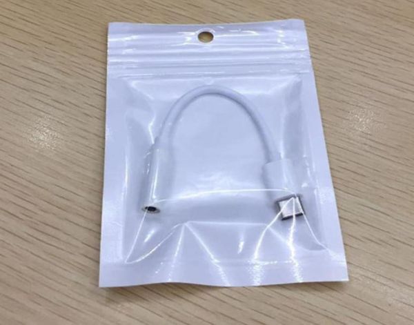 Cabos de fones de ouvido tipo C para 3,5 mm Adaptadores AUX Jack Conversor de fones de ouvido Adaptador de cabo de áudio com OPP bag4769038