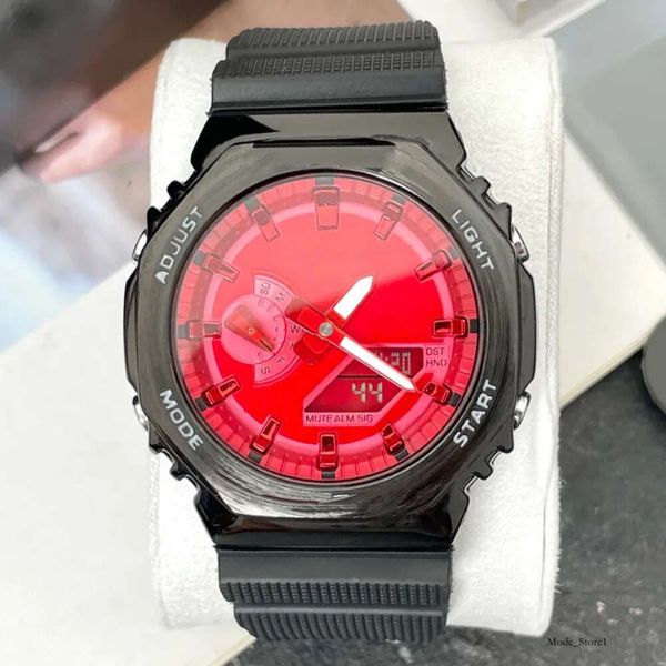 2023 Original Shock Watch Herren Sport Geschenkuhren Army Military Shocking Wasserdichte Uhr All Pointer Work Digital Armbanduhr 2100s Shock Watch 936