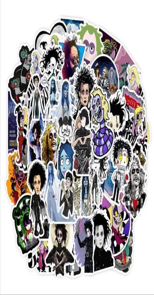 50 Non ripetitivi Anime Film Cartoon Adesivi per computer Bagagli Adesivi per laptop Skateboard Chitarra Auto DIY Cool Graffiti Cheaper Sti2282875