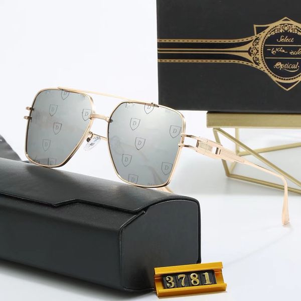 Designer -Mens Sonnenbrille Populäre Markenbrillen Outdoor -Schatten Trendy Runde Gesicht Eye Männliche Schutz klassische Damen Luxus -Sonnenbrille für Frauen mit Schachtel