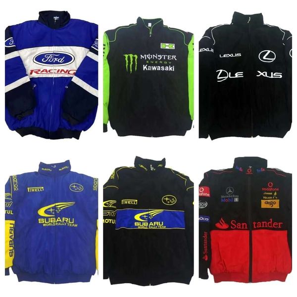 AF1 F1 Formel 1 Racing Jacke F1 Jacke Herbst und Winter voll bestickte Baumwollkleidung Spot Sales wp