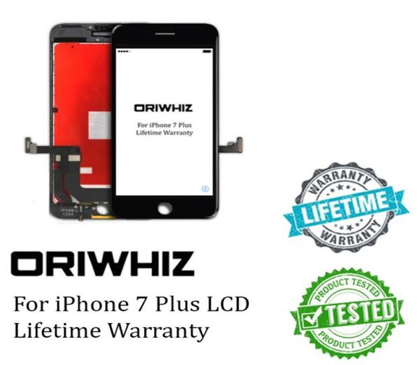 ORIWHIZ BlackWhite ЖК-дисплей для Apple iPhone 7 Plus 7plus ЖК-сенсорный экран в сборе с дигитайзером без битых пикселей Высочайшее качество 5448107