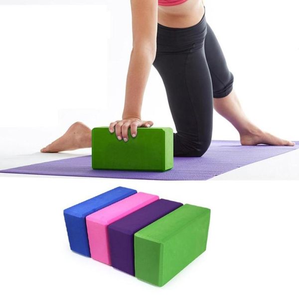 Atacado-Homasy EVA Yoga Block Brick ing Home Exercício Fitness Health Gym Practice Tool6897660