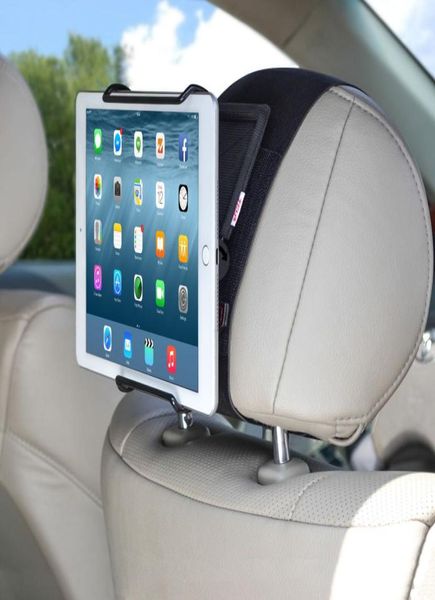 Suporte universal para encosto de cabeça de carro TFY com braçadeira de retenção ajustável em ângulo para tablets de 6 a 129 polegadas 4499242