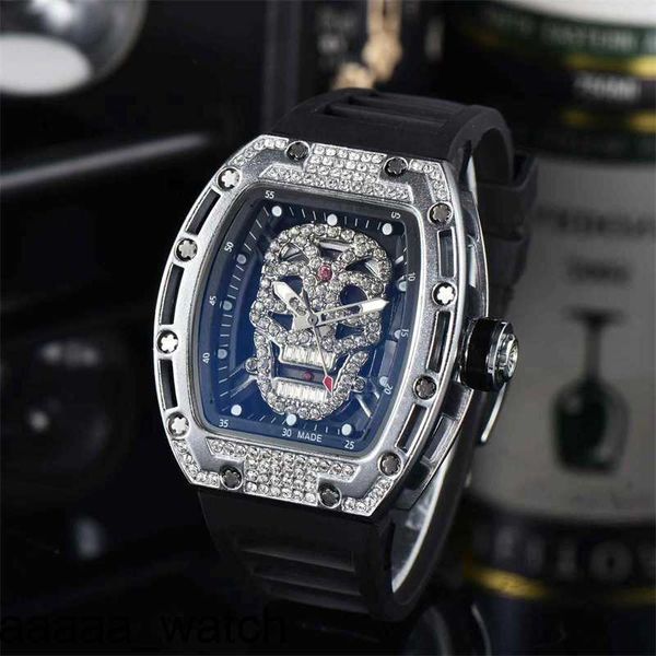 RicharMill Relógio Marca de Luxo Designer Mens Diamante Lazer Mulher Relógios Aço Inoxidável Silicone Quartz Relógios de Pulso Relogio Factory Sales Swiss ZF Factory