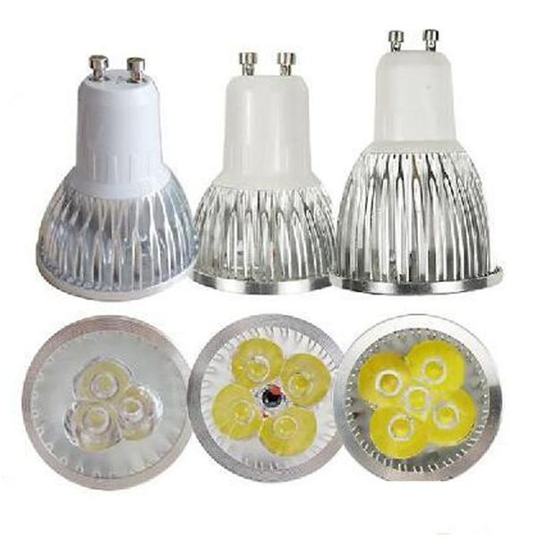 Lâmpadas LED Lâmpada LED 3W 4W 5W 6W Regulável Gu10 Mr16 E27 E14 Gu5.3 B22 Spot Light Bbs Spotlight Bb Downlight Iluminação Drop Delivery Light Dhqh3