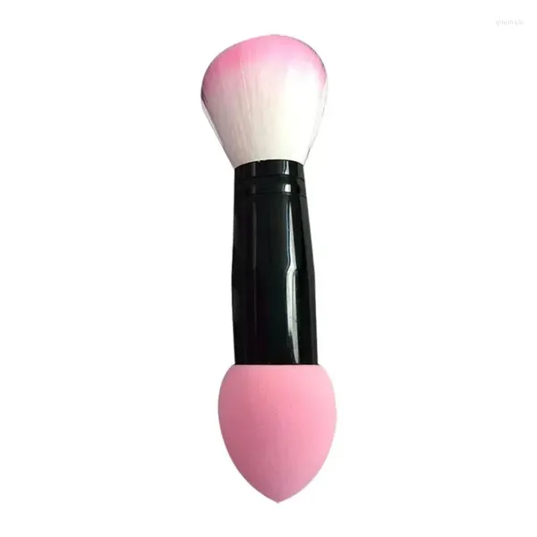 Pincéis de maquiagem Sdottor Double Ended Blush Brush Mulheres Esponja Imagic Cosmetic Powder Puff Pen Make Up Foundation Blush Maqu