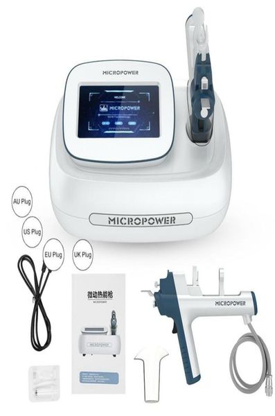 Microaghi RF frazionaria Macchina Lifting della pelle del viso Rafforzamento Sbiancamento Rimozione delle rughe del corpo Pistola per mesoterapia Beauty Spa7771769