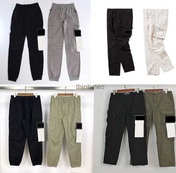 Herren-Hosen, luxuriöse Designer-Hosen, Kompass-Abzeichen, Waschfunktion, Seiten-Overalls, Paar-Modelle, hohe Qualität, M-XXL 240308