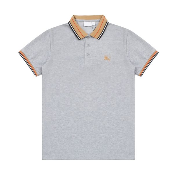 Herren-Polo, modische Polos, Herren-Casual-T-Shirt, hochwertiges T-Shirt aus 100 % Baumwolle, kurzärmeliges T-Shirt, gestreiftes Polo-Kragen, männliches Oberteil, klassisches Warhorse, Tiandao-Stickerei, Handwerk