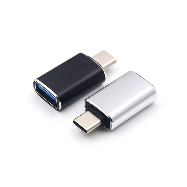 Alta velocidade tipo c macho para usb 3.0 tipo a fêmea carregamento 5gbps transferência de dados otg conversor conversor adatpers