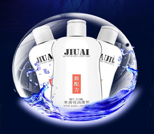 JIUAI 215ML lubrificante sessuale olio da massaggio lubrificante a base d'acqua Lubrificazione maschile e femminile Lubrificante anale gay per il sesso4830656