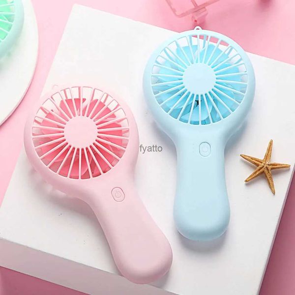 Elektrik Fanları USB Mini Rüzgar Gücü Handheld Fan Uygun Ultra Sessiz Yüksek Kaliteli Taşınabilir OfficeH240308