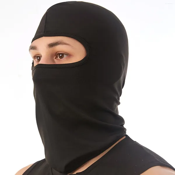 Radfahren Caps Unisex Outdoor Reiten Gesichtsschutz Einfarbig Staubdichte Elastische Abdeckungen Für