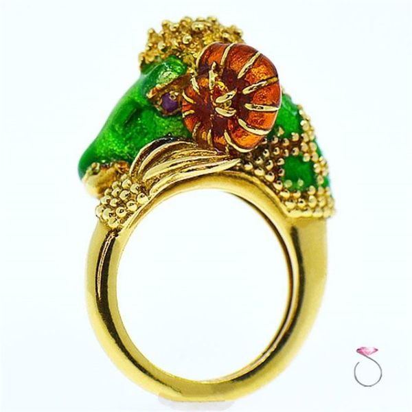 1 шт. новый дизайн позолоченное трехцветное кольцо с изображением козла модное женское праздничное кольцо целиком и в розницу242A